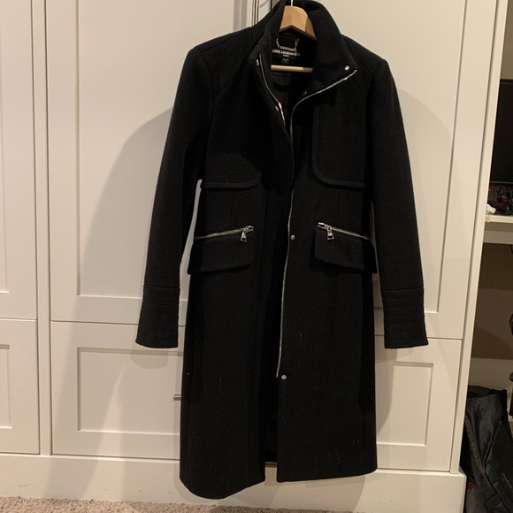 Karl lagerfeld | Black warm Jacket (XS) - Picture 1 of 9